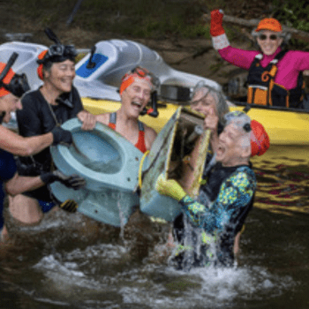 Old Ladies Against Underwater Garbage – Cleaning Ponds One Adventure at a Time